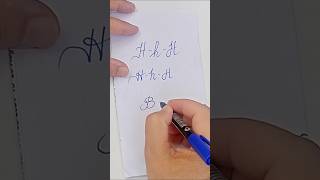 How to write English alphabet Capital and Small letter B  cursive writing skill alphabet cursive [upl. by Cal]