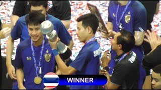 Thailand The Winner of AFF Futsal Championship 2018 Awarding amp Prize Ceremony [upl. by Yelekalb]