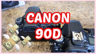 CANON 90D UNBOXING MY NEW CAMERA [upl. by Lemuel]