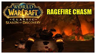 RAGEFIRE CHASM  SEASON OF DISCOVERY  Orc Warlock  Part 15 [upl. by Atteiram]