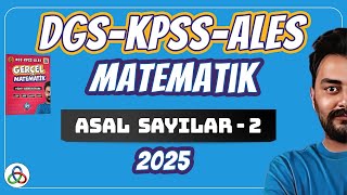 Asal Sayılar  2 Video  DGSKPSSALES Matematik  2025 [upl. by Ferrell]