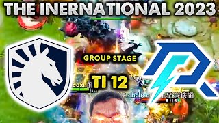 LIQUID vs AZURE RAY  WHAT A RETURN  THE INTERNATIONAL 2023 GROUP STAGE [upl. by Naeloj]