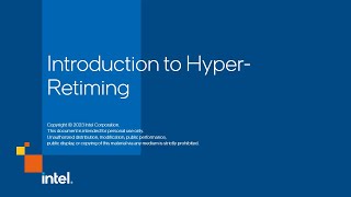 Introduction to HyperRetiming [upl. by Young]