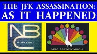 JFKS ASSASSINATION NBCTV COVERAGE PART 1 [upl. by Neelhtac]