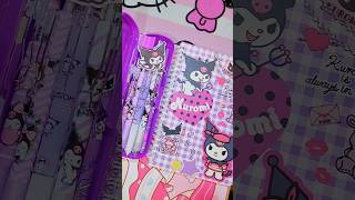 🔮💜 Kuromi Stationery Organization ASMR sanrio [upl. by Maeve]