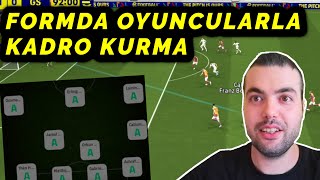 FORMDA OYUNCULARLA KADRO KURMA 🔥 HAFTANIN OYUNCULARI eFootball Pes Mobile 2025 [upl. by Emsmus131]