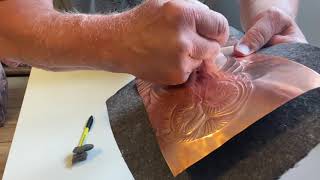 How to do a basic copper tooling [upl. by Yrod]