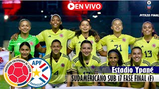 COLOMBIA VS PARAGUAY En Vivo Hoy 🔴 Sudamericano sub 17 Fase final Partido en vivo [upl. by Iman974]