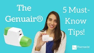 The Genuair Inhaler 5 Tips to Know [upl. by Harbison420]