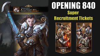 SX2 Season  Opening 840 Super Tickets ⭐RISE OF EMPIRE⭐ [upl. by Peyter]