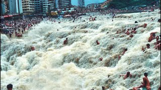 Top 35 minutes of natural disasters caught on camera Most hurricane in history Korea [upl. by Kylah]