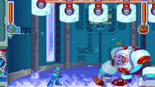 Mega Man 8  Frost Man Perfect Run [upl. by Nyladam]