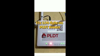 Fix LOS Blinking on PLDT Router [upl. by Hankins460]