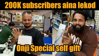 200K Subscribers aina lekod onji self gift 🎁 [upl. by Kcoj]