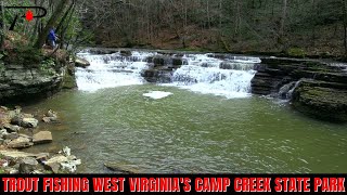 Trout Fishing West Virginias Camp Creek State Park [upl. by Chadburn901]