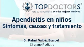 Apendicitis en niños  sintomas causas y tratamiento [upl. by Mareld]