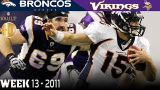 Tebow Second Half Take Over Broncos vs Vikings 2011  NFL Vault Highlights [upl. by Ong127]