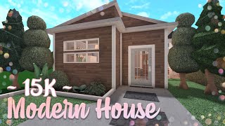 Bloxburg 15K Modern House  Speedbuild [upl. by Devina212]