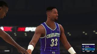 NBA 2K24 PLAYOFFS FIRST ROUND  GAME 2 9293 Hornets  9495 Knicks [upl. by Leunam]