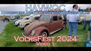 VolksFest 2024 HAVWOC Harrisburg VW Owners Club video 1 [upl. by Sokem]