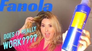 How to get rid of Brassy blonde hair  Review FANOLA NO ORANGE TONER SHAMPOO [upl. by Emia920]