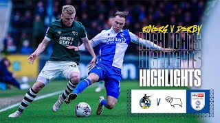 Match Highlights  Bristol Rovers 03 Derby County [upl. by Eimot]