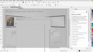 CorelDRAW® Graphics Suite X7  New highresolution and multidisplay support [upl. by Bui]