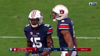 Football Highlights 2017 No 6 Auburn vs No 1 Alabama [upl. by Eeliab]