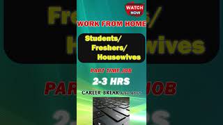 🔴 Work From Home Jobs 2024 😍 Real Part Time Job For Students 🔥Freshers Students Housewives [upl. by Modesta784]