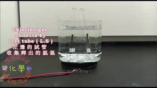 HKDSE Chemistry 化學 Experiment Electrolysis of NaCl soln PartI 電解氯化鈉溶液英語 附英文繁體簡體字幕 [upl. by Stalk]