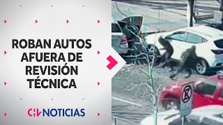 INDIGNANTE Denuncian robo de autos afuera de planta de revisión técnica  CHV Noticias [upl. by Llirrem382]