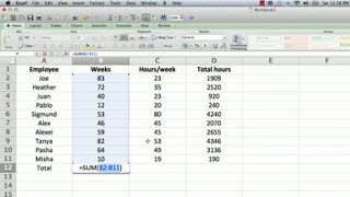 How to Make a Totaling Column Formula in Excel  Using Microsoft Excel [upl. by Eenerb]