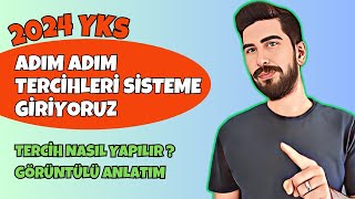 2024 YKS TERCİHLERİNİ SİSTEME GİRİYORUZ  YKS TERCİHLERİ NASIL YAPILIR  Yks Tercihi Nereden Yapılır [upl. by Eiger837]