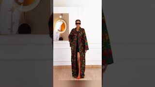 Stunning Free Hand Kimono Dress  Ankara Fabricquot [upl. by Assilrac]