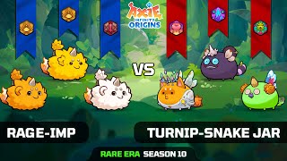 RAGEIMP vs TURNIPSNAKE JAR  SEASON 10  AXIE INFINITY ORIGINS [upl. by Maure608]