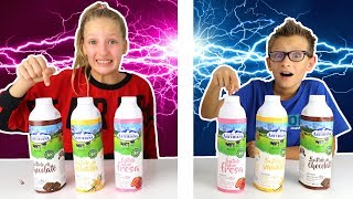 Twin Telepathy Milkshake Challenge [upl. by Tedder]