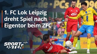 ZFC Meuselwitz vs 1 FC Lok Leipzig  die Tore  Sport im Osten  MDR [upl. by Gherardo247]