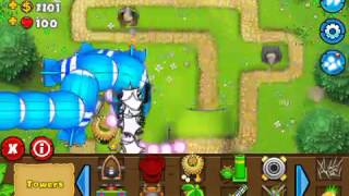 How to defeat MOAB 50x 50000 cash Ballon Tower Defense 5 [upl. by Nosemaj168]