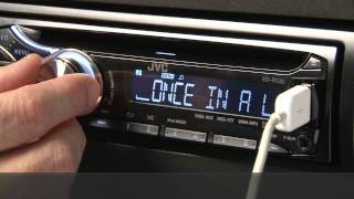 JVC KDR530 CD Receiver Display and Controls Demo  Crutchfield Video [upl. by Epul]