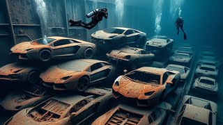 4000 LUXURY CARS FOUND IN THE WORLDS LARGEST CARGO SHIP SUNK UNDER THE OCEAN [upl. by Telimay]