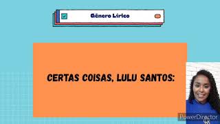 O gênero lírico versus gênero canção [upl. by Aniaj]