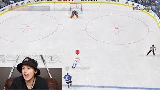 Danick Martineau  Gaming à NHL 19  PART 2 [upl. by Ahsuatan]