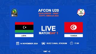 U20 AFCON 2025 Qualifiers  UNAF  LIBYA VS TUNISIA [upl. by Acinoj]