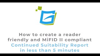 How to write a continued suitability report in less than 5 minutes in Genovo [upl. by Nivre690]