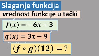 Slaganje funkcija Vrednost funkcije u tački [upl. by Yesak166]