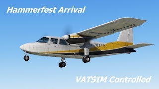 XP VATSIM Torquesim BN2 Islander Hammerfest Arrival [upl. by Uno118]