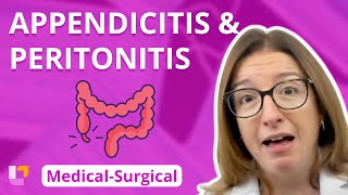 Appendicitis and Peritonitis  MedicalSurgical Gastro Intestinal  LevelUpRN [upl. by Clovis627]