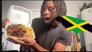 TRYING JAMAICAN FOOD FOR THE FIRST TIME [upl. by Acissaj]