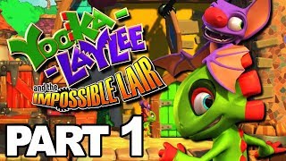 YookaLaylee and the Impossible Lair Part 1 THE BEETALLION Gameplay Walkthrough [upl. by Shay]