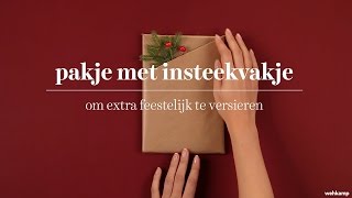 Wehkamp  How to pakje met insteekvakje [upl. by Eltrym]